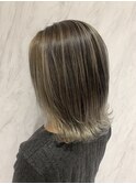 大人かわいい切りっぱなしボブ 山下志穂