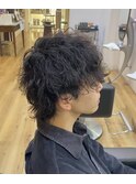 波巻きスパイラルパーマ波巻きパーマメンズパーマ