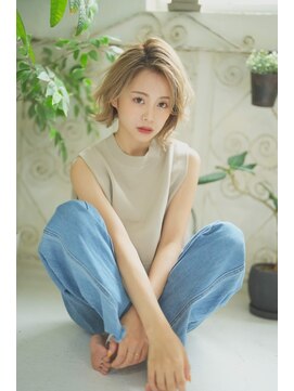 ソワンドゥ ブレス カルム 西中島店(soin de brace calme) ハイトーン　ミルクティーベージュ