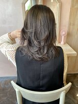 エン 仙台(en)&nbsp;ココアベージュ、くびれヘア、本場韓国スタイル、ハッシュカット