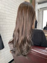ハサミバイアトリエナガノ 千葉(8sami by atelier nagano)&nbsp;デザインカラー／レイヤーカット/ウエットヘア/オリーブベージュ