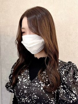 ルームバイシー 新宿(Loom. by Sea) 勧告風前髪×ショコラアッシュ【韓国ヘア/髪質改善/新宿】