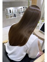 ジーナ 福岡天神(Zina)&nbsp;Marron Beige × Premium髪質改善トリートメント【中村一樹】