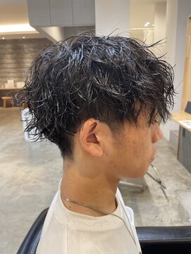 ニアウ 伊勢崎連取店(Niau) メンズマッシュツイストパーマ