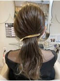簡単ナチュラルヘアセット