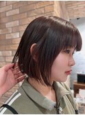 【学割U24】暖色カラー×ミニボブ 三鷹/吉祥寺