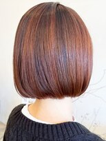 レポヘアー(Repos hair)&nbsp;20代30代40代大人可愛いハイライトレッドブラウン立体感透け感