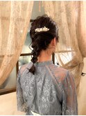 ルーズな質感☆結婚式アレンジ☆★20代お客様施術後★☆