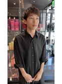 ビジネスショートスパイキーショートパーマツーブロック刈り上げ