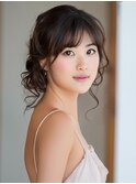 ☆オリーブグレーココアベージュ小顔クラゲヘアー/黒髪/髪質改善
