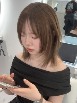 ソヨン 大宮2号店(SOYON) ミディアムハッシュカットレイヤーカット