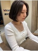【MAHO】タッセルボブとダークグレージュ