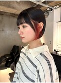 イヤリングチェリーレッドボブ