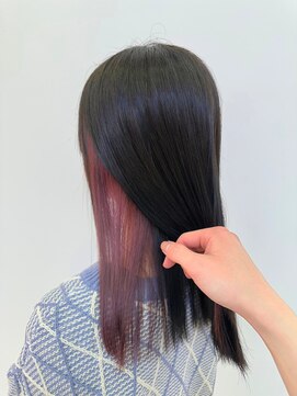 アッシュ 十日市場店(Ash) インナーカラー ラベンダー