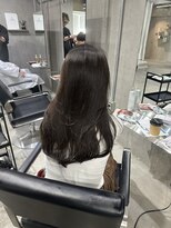 ラック(LUCK)&nbsp;オリーブグレージュ/船橋/くすみベージュ/細めハイライト