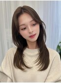 韓国ヘア/くびれヘア/顔周りカット/ヨシンモリ/顔周りカット
