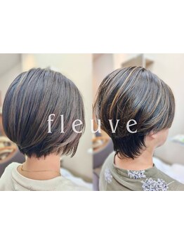 【骨格ショートカット×白髪染め】で褒められ好印象の大人女性に◎話題の髪質改善TRで扱いやすい美髪に♪