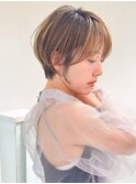 ショート/ハイライトカラー/白髪/白髪ぼかし/くびれヘア/大宮