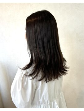ヘアアンドメイク エジェリ(hair&make egerie) 【オリーブグレージュカラー・ロングローレイヤー】