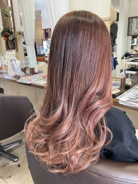 コア フィール ア デイ(COIFFURE A DAY) 髪質改善トリートメント 推しカラー ベージュ