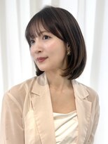 レイリー 原宿 表参道(Rayreee) (F)小顔見えバング×大人かわいいボブ