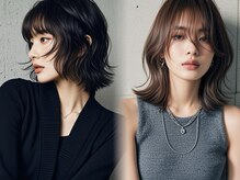 ウルフボブネオウルフ韓国風ウルフくびれウルフショートウルフ