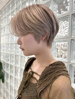 サンクプロジェクト(cinq PROJECT) 原宿韓国ミルクティーアッシュヘーゼルグレージュショート