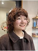 レイヤーパーマ/くるくるパーマ/外国人風パーマ/パーマ女子