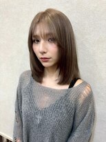 グランアージュ 船橋南口店(grandage)&nbsp;切りっぱなしボブ/オリーブベージュ/カーキアッシュカラー/ 船橋