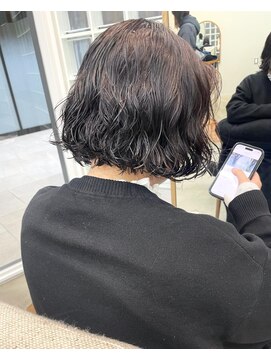 ヨーク(yoke) ミニボブパーマ/ボブ/暖色カラー