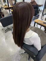 アン ビー(an B)&nbsp;髪質改善_カラー_ピンクベージュ