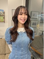 ポール(pole)&nbsp;札幌ロング　くびれレイヤーラベンダーベージュ