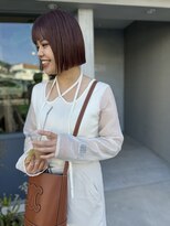 シロ(SHIRO)&nbsp;人気の切りっぱなしボブ【30代/40代/宝塚】