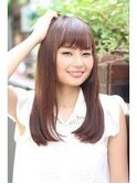 ナチュラルストレートロング