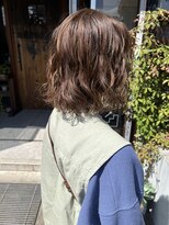 へアサロンアンドカフェガーデン(hair salon&cafe GARDEN)&nbsp;ボブパーマ/ブリーチなしベージュカラー