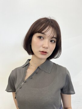 ガーデントウキョウ(GARDEN Tokyo) タッセルボブ/地毛風カラー/艶感カラー/顔まわりカット/小顔ボブ