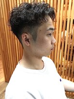 テラス(Terrace) 【30代20代】フェードカット×無造作パーマ【札幌駅/大通駅】