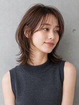 スリーランドメゾン 鶴見区横堤(THREELAND maison)&nbsp;ミルクティーブロンド/ダークブルー/デジタルパーマ/鶴見区横堤