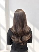 ジールサロン つくば本店 【初カラーおすすめ】暗めグレージュ×ロングヘア