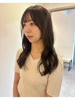 ゼン(ZEEN)&nbsp;【お客様snap】ゆるふわロング/オリーブベージュ
