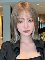 ロッソ 大橋店(Rosso) アッシュベージュのさらりボブ【大橋】