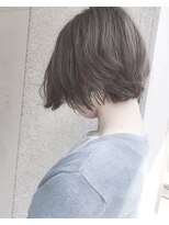 ヘアーアンドアトリエ マール(Hair&Atelier Marl) 【Marlお客様スタイル】ブルージュカラーのショートボブ