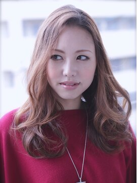 美容室アルベ(albe+m) 大人かわいいゆる巻きセミロング