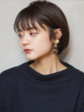 アトリエ フェム(atelier.fem) atelier.fem　耳掛けスッキリボブスタイル