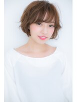 カバーヘア イヴ 戸頭店(COVER HAIR EVE) 大人可愛いカーキベージュ♪ゆるふわショートY戸頭30代40代50代