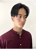 メンズカット センターパート マッシュ ツーブロック