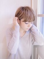 ハウスアンドヘアーワークス(House&Hair works) 前髪長め大人小顔ショート30代40代50代　藤沢