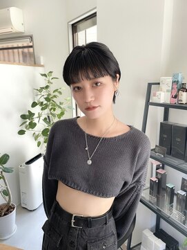 ティラ(tila) 【tila style】黒髪マッシュショート