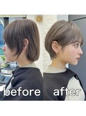［岩井style］20代30代40代ショートヘアbefore after