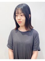 モリオフロムロンドン 松戸店(Morio from London)&nbsp;【松戸　石山】切りっぱなし外はねロブ肩ラインボブ